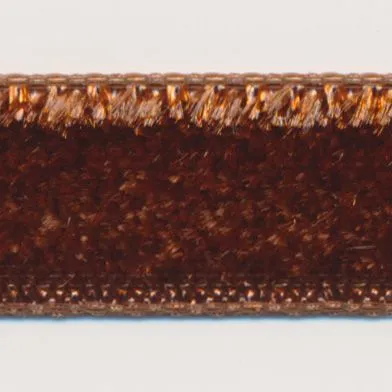 Single-Face Velveteen Ribbon #73 Dark Sepia