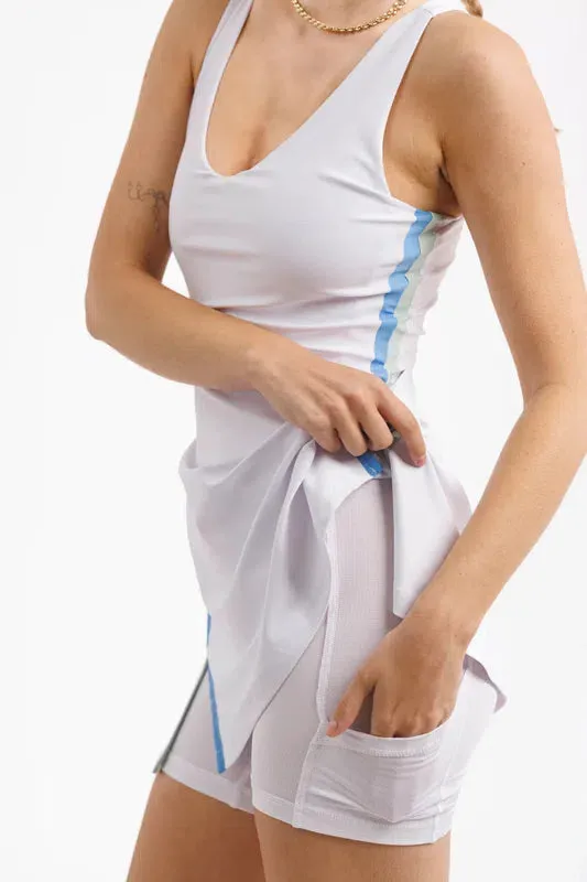 Smith & Quinn Campbell Dress - White/Hydrangea