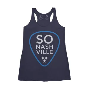 So Nashville™ - Navy/Blue Women's Racerback
