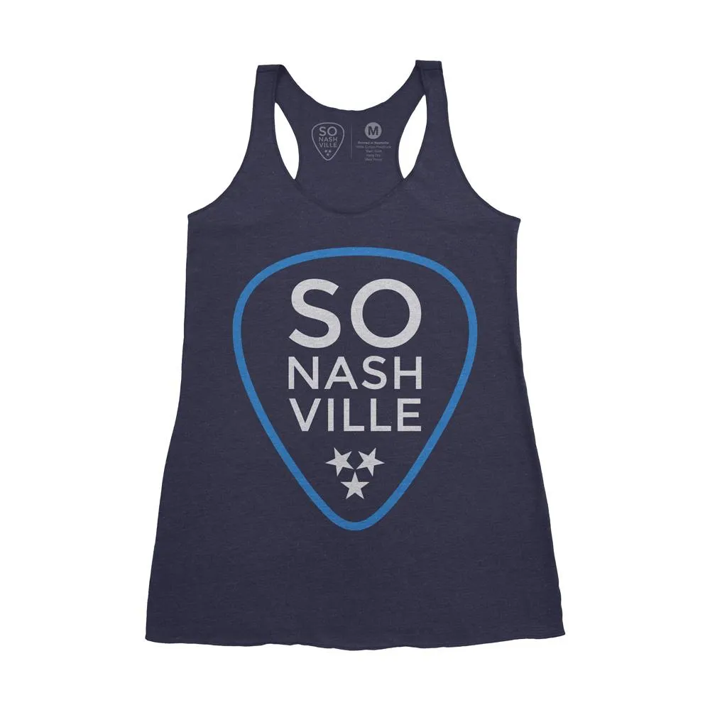 So Nashville™ - Navy/Blue Women's Racerback