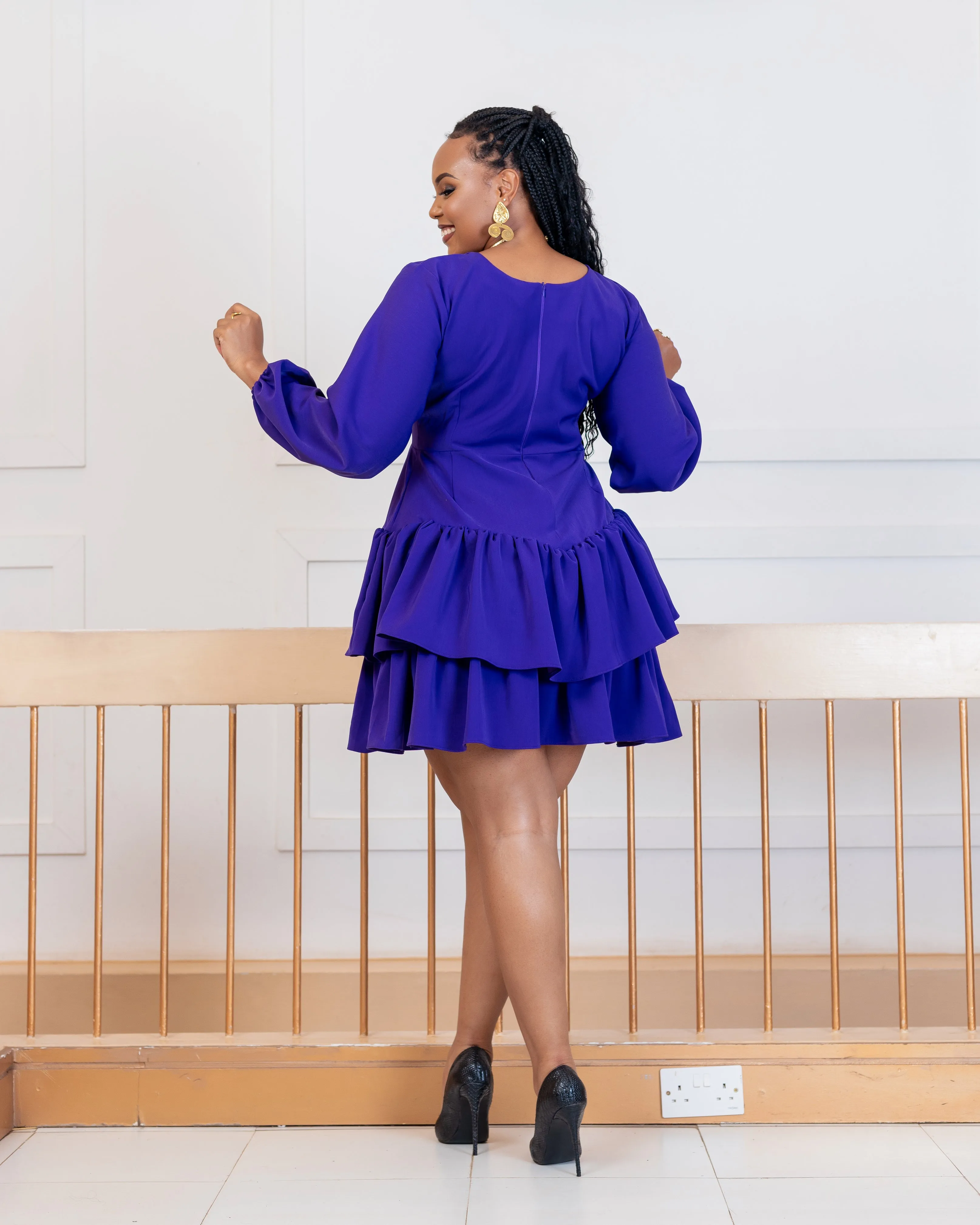 Soy Dress - Royal Purple