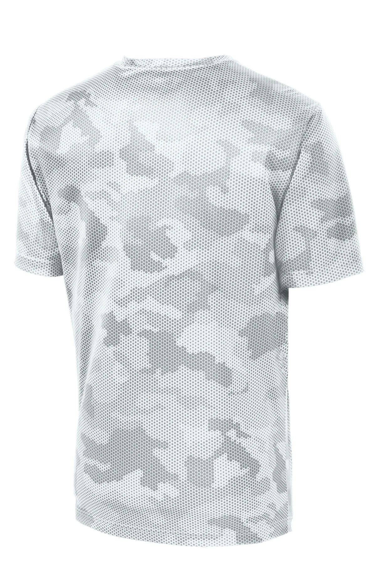 Sport-Tek CamoHex Tee. ST370 White