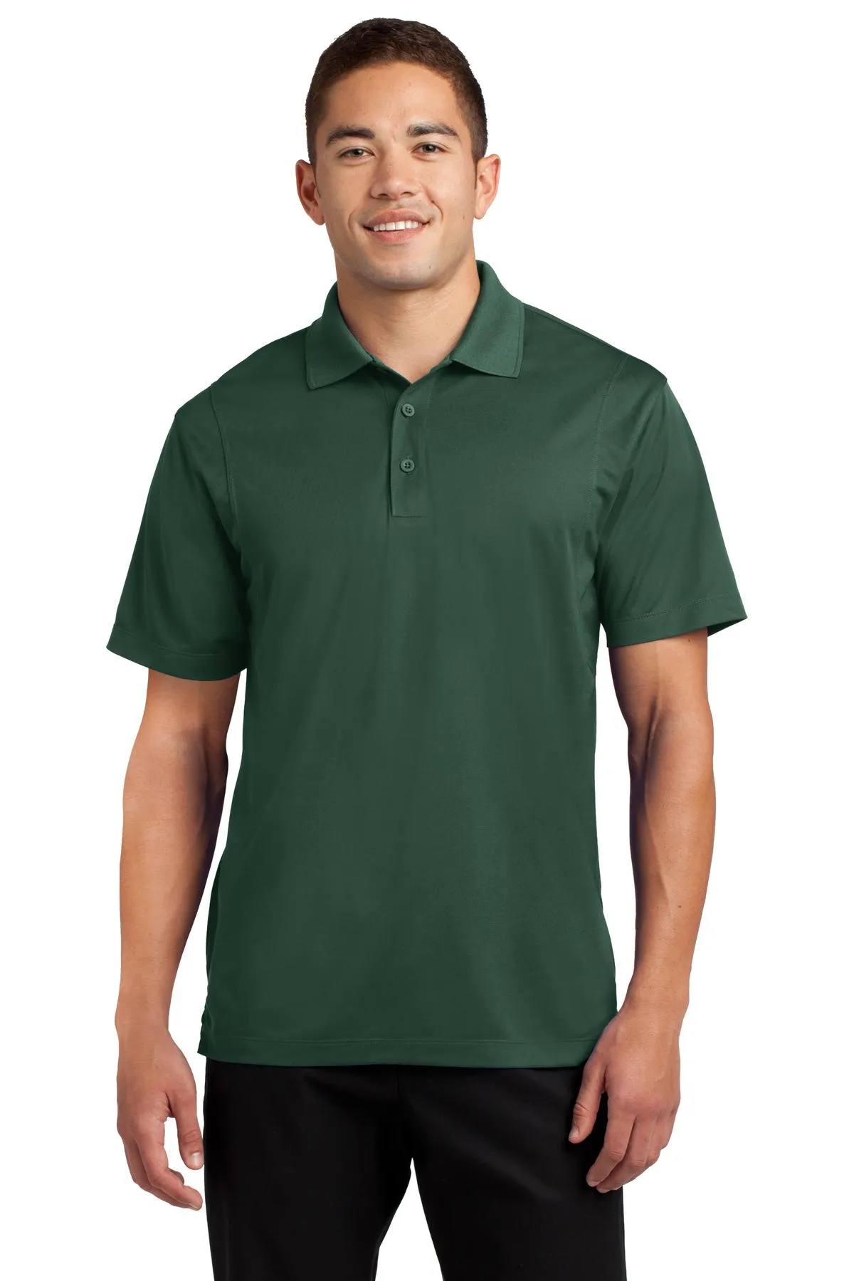 Sport-Tek Micropique Sport-Wick Polo. ST650 Forest Green
