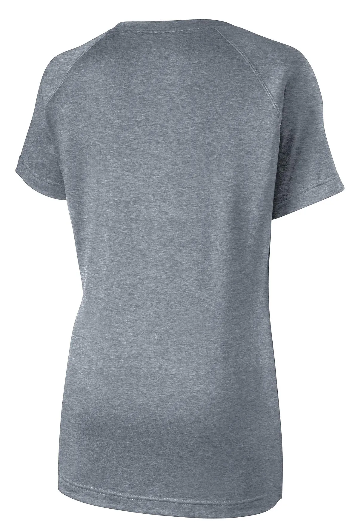 Sport-Tek Women's Ultimate Performance V-Neck. LST700 Heather Grey