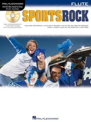 SPORTS ROCK FLUTE PLAYALONG BK/CD