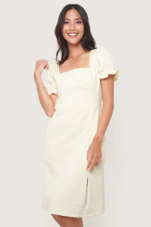Square Neck Fit & Flare Dress