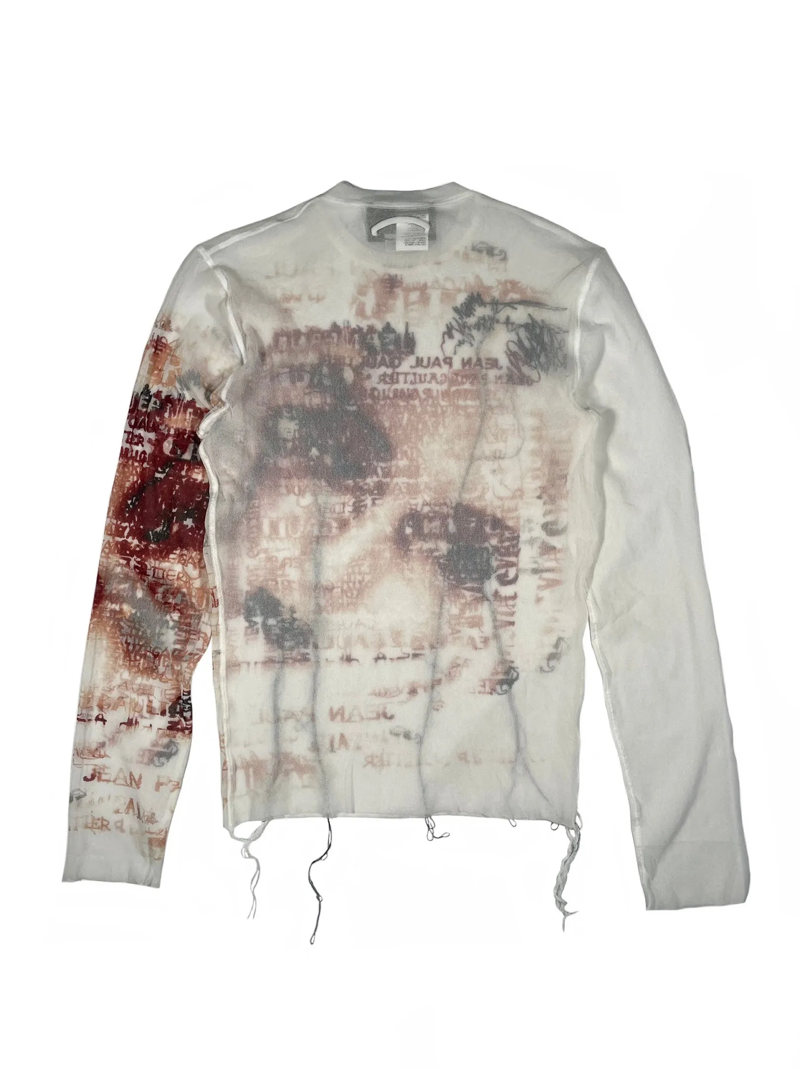SS2002 Jean Paul Gaultier eye patchwork top