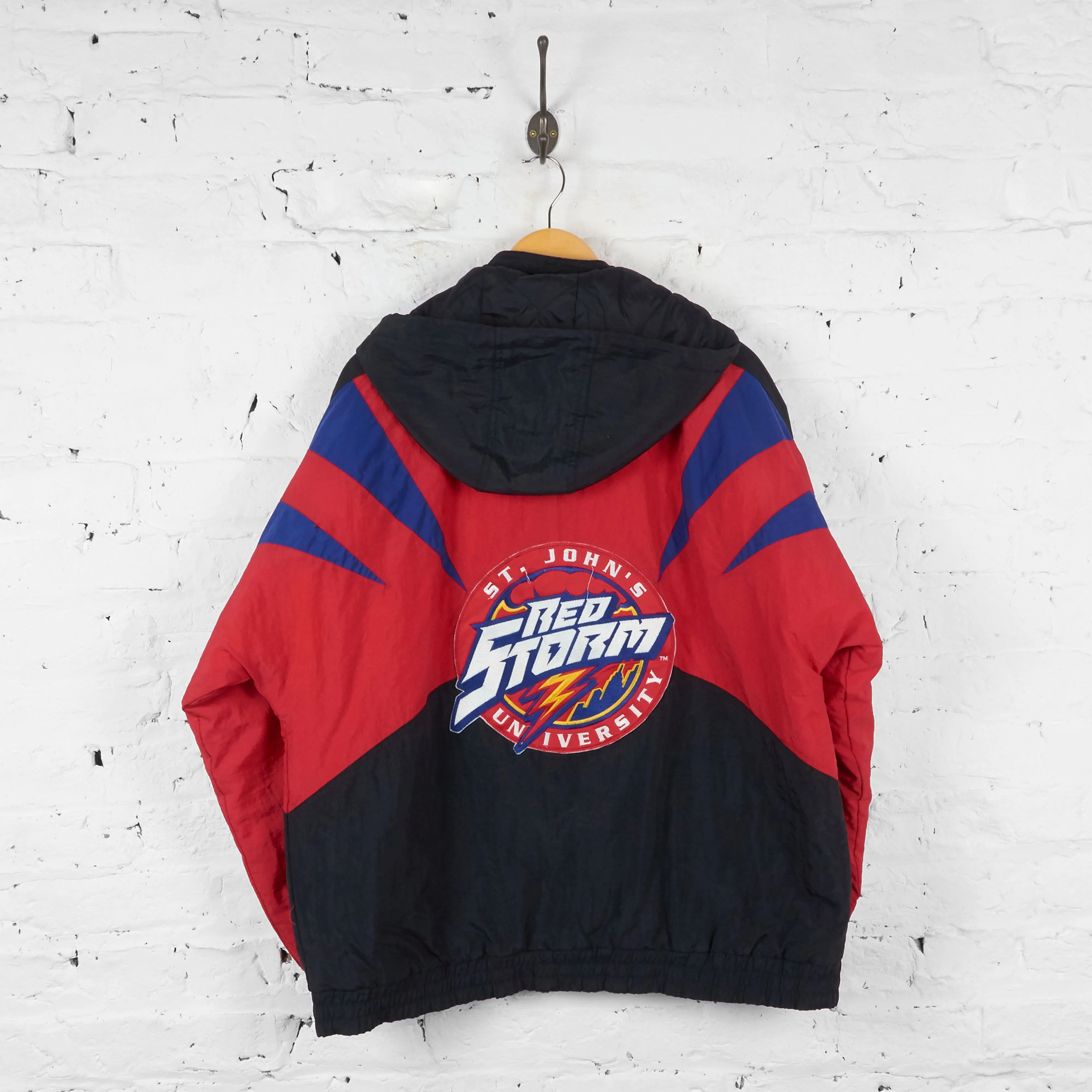 St Johns University Red Storm Basketball Jacket - Red - L