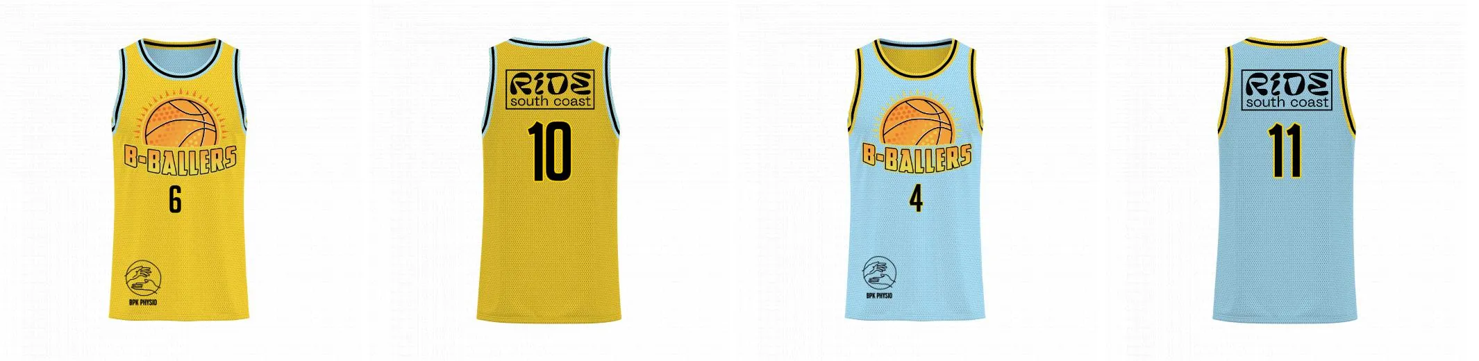STANDARD Core Reversible Basketball Singlet Design Your Own