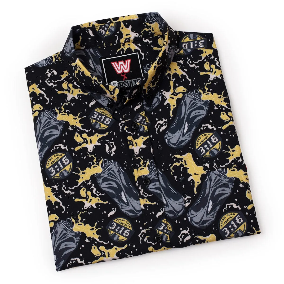 Stone Cold Steve Austin “Can of Whoopass” – KUNUFLEX Short Sleeve Shirt