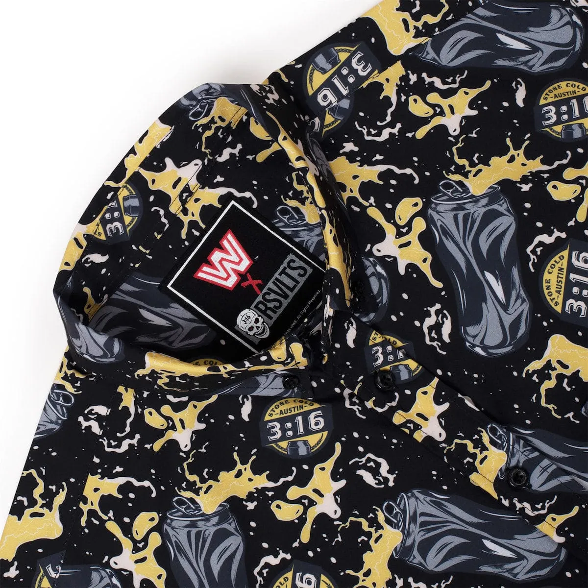 Stone Cold Steve Austin “Can of Whoopass” – KUNUFLEX Short Sleeve Shirt