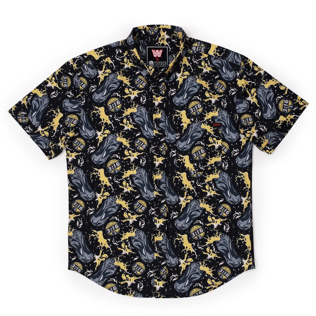 Stone Cold Steve Austin “Can of Whoopass” – KUNUFLEX Short Sleeve Shirt