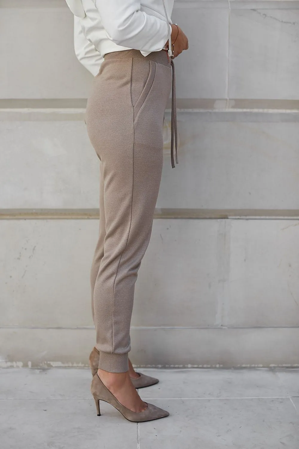 Stretch Fit Luxury Track Trousers