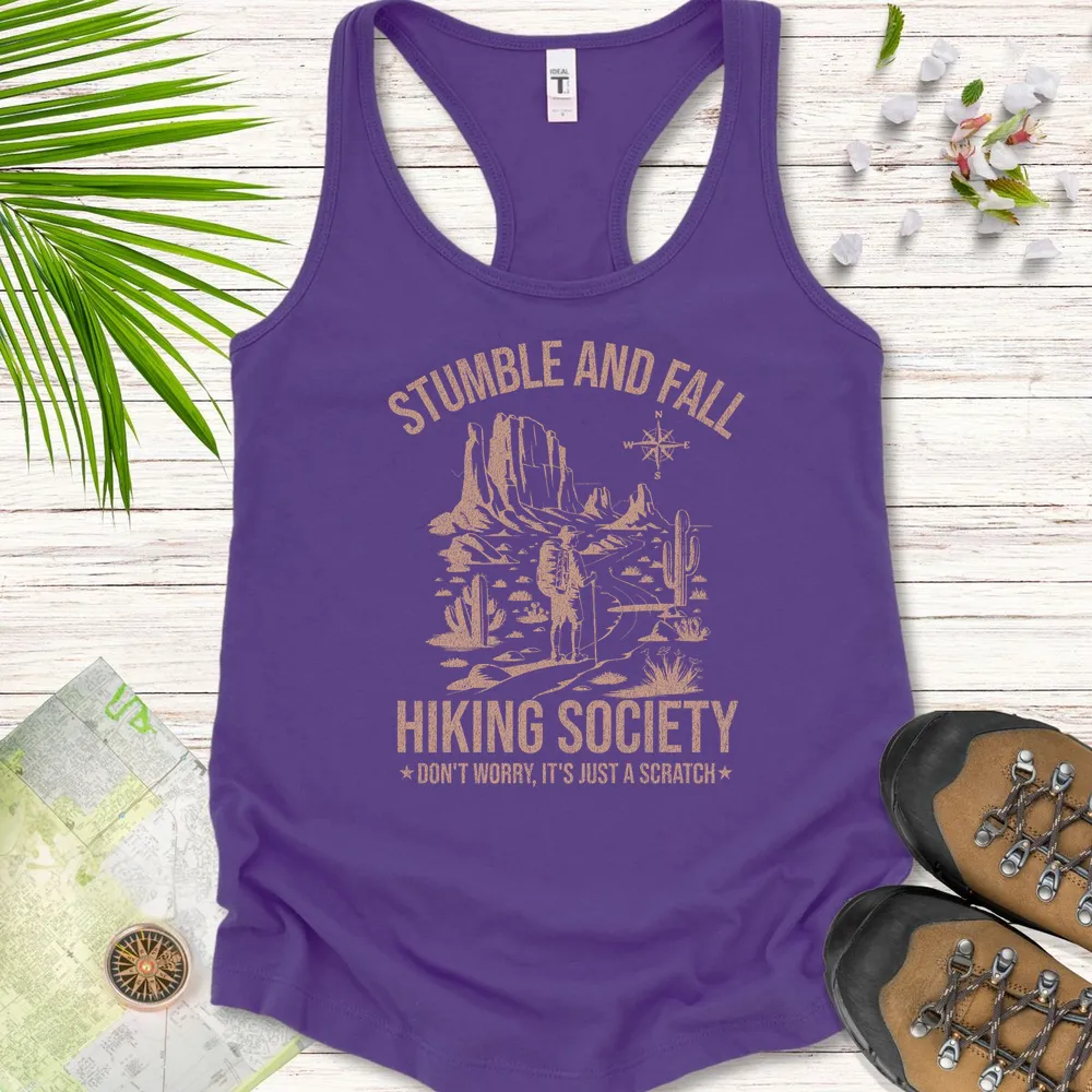 Stumble And Fall Hiking Society Women's Tank Top
