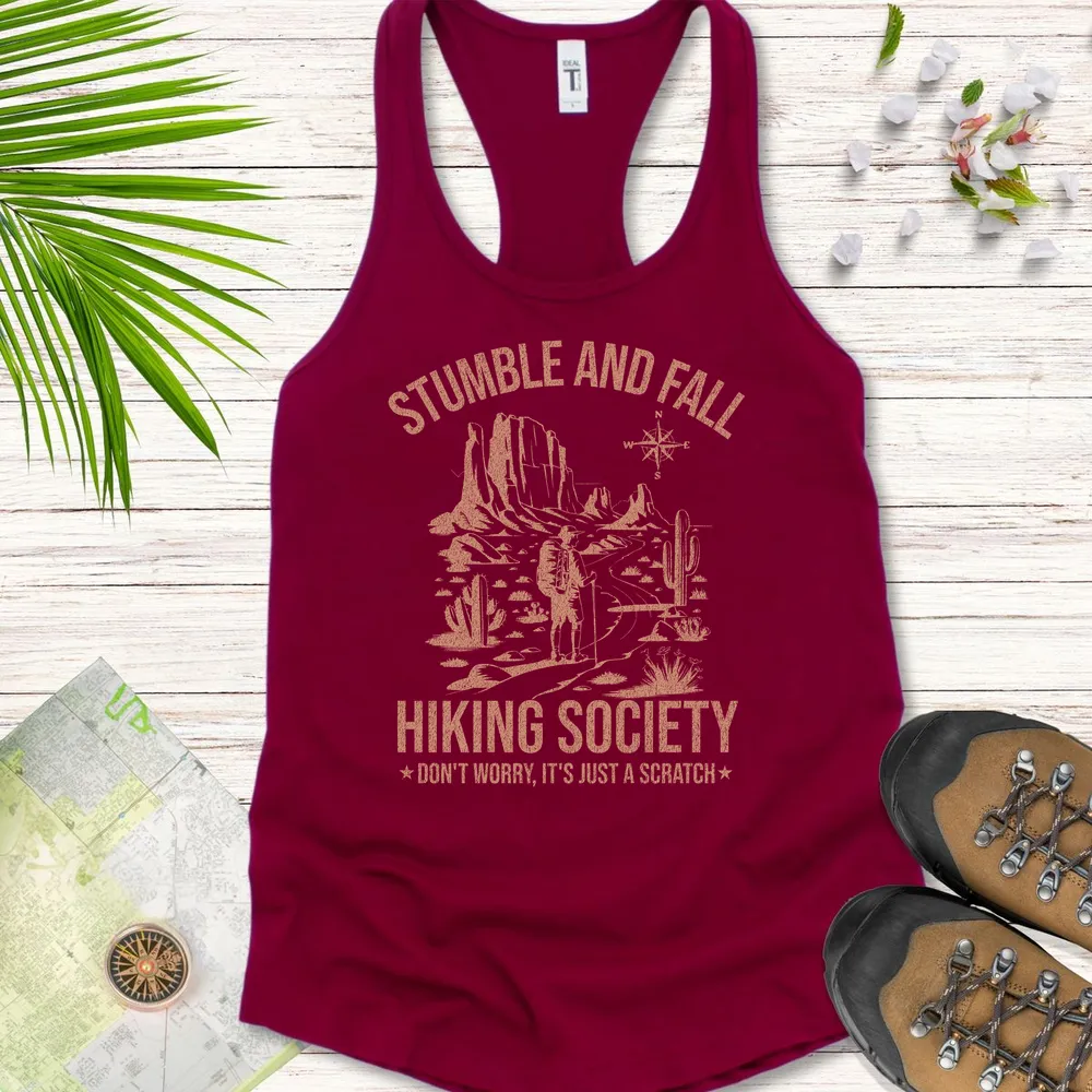 Stumble And Fall Hiking Society Women's Tank Top