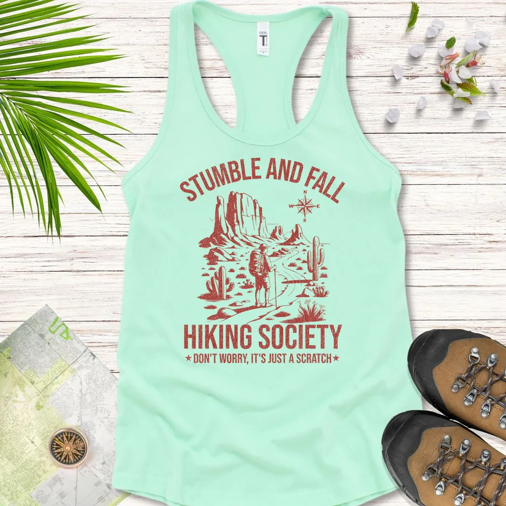 Stumble And Fall Hiking Society Women's Tank Top