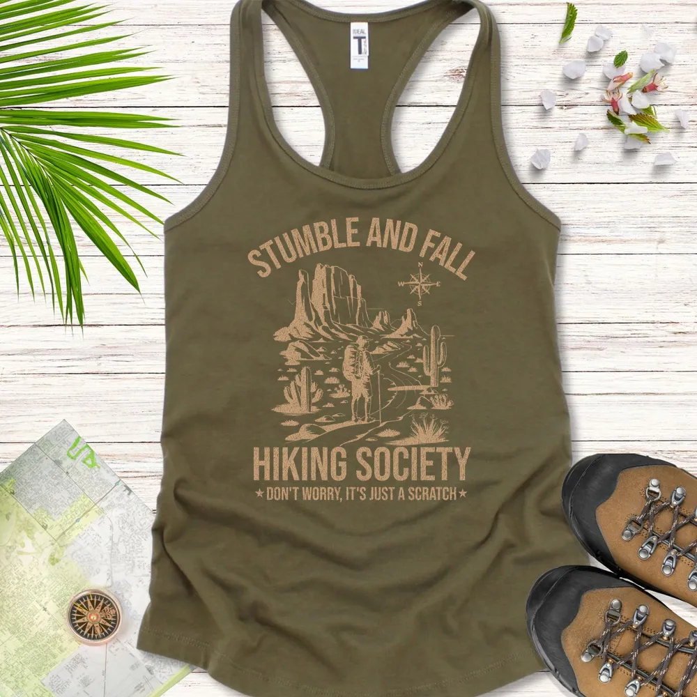 Stumble And Fall Hiking Society Women's Tank Top