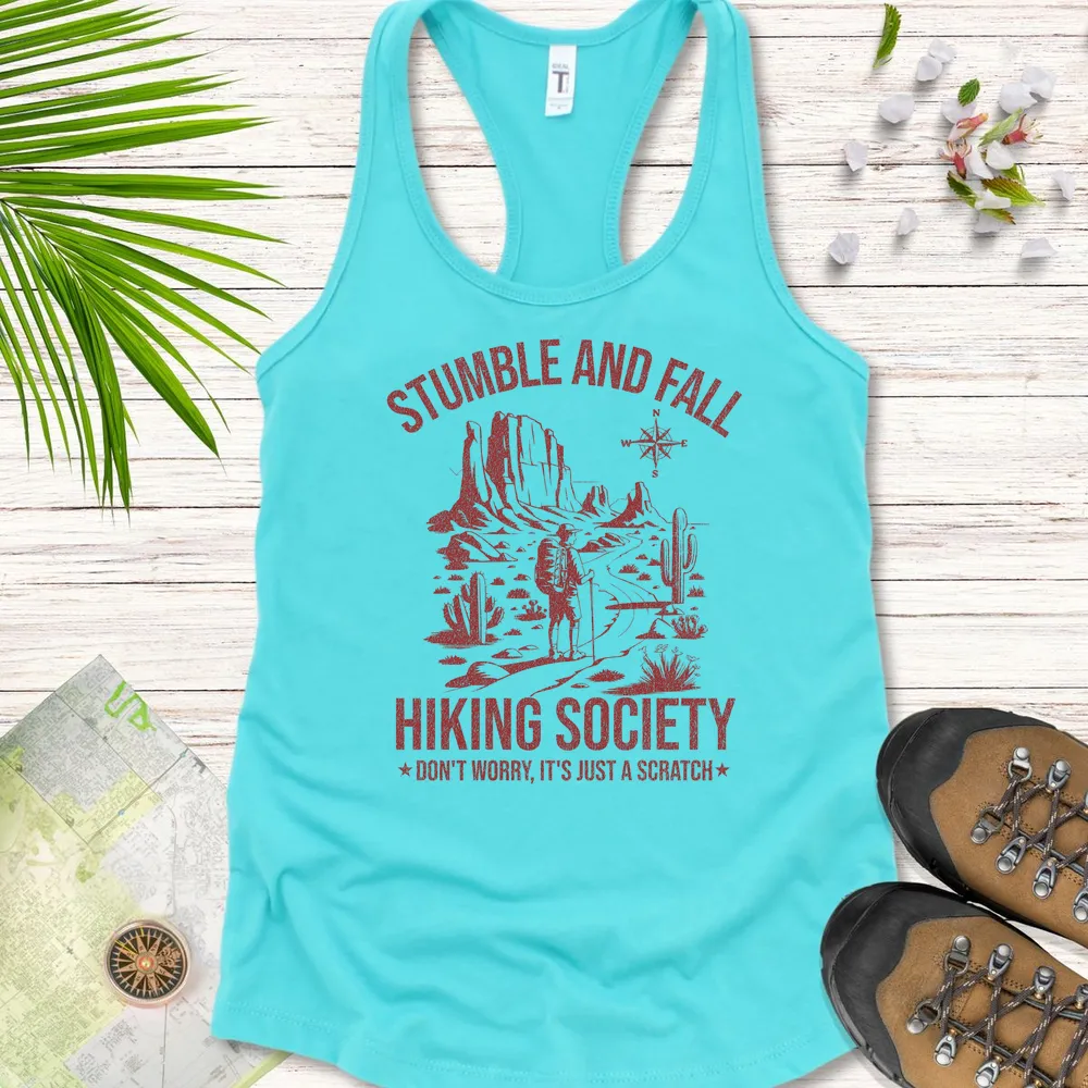 Stumble And Fall Hiking Society Women's Tank Top