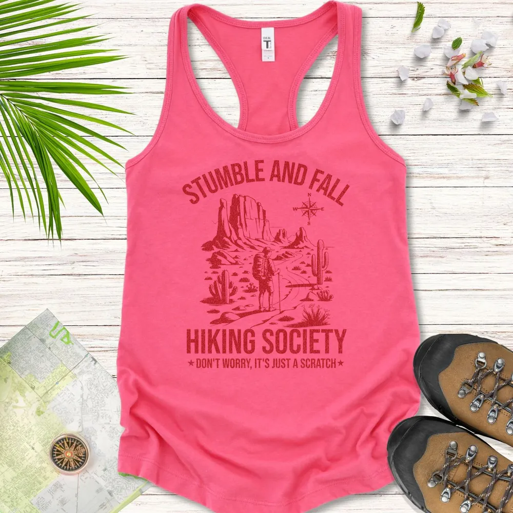 Stumble And Fall Hiking Society Women's Tank Top