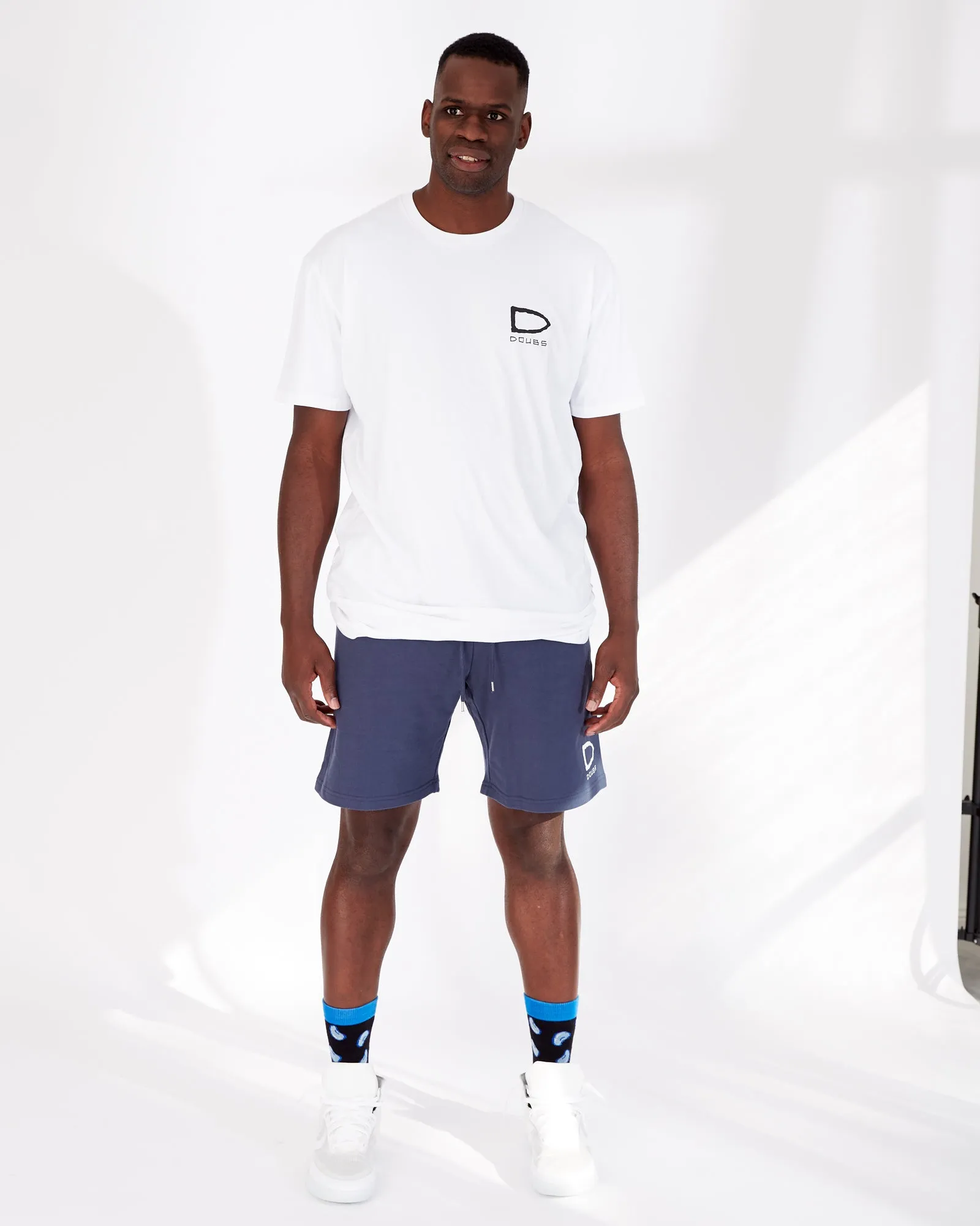 Sweat Track Shorts - Storm Blue