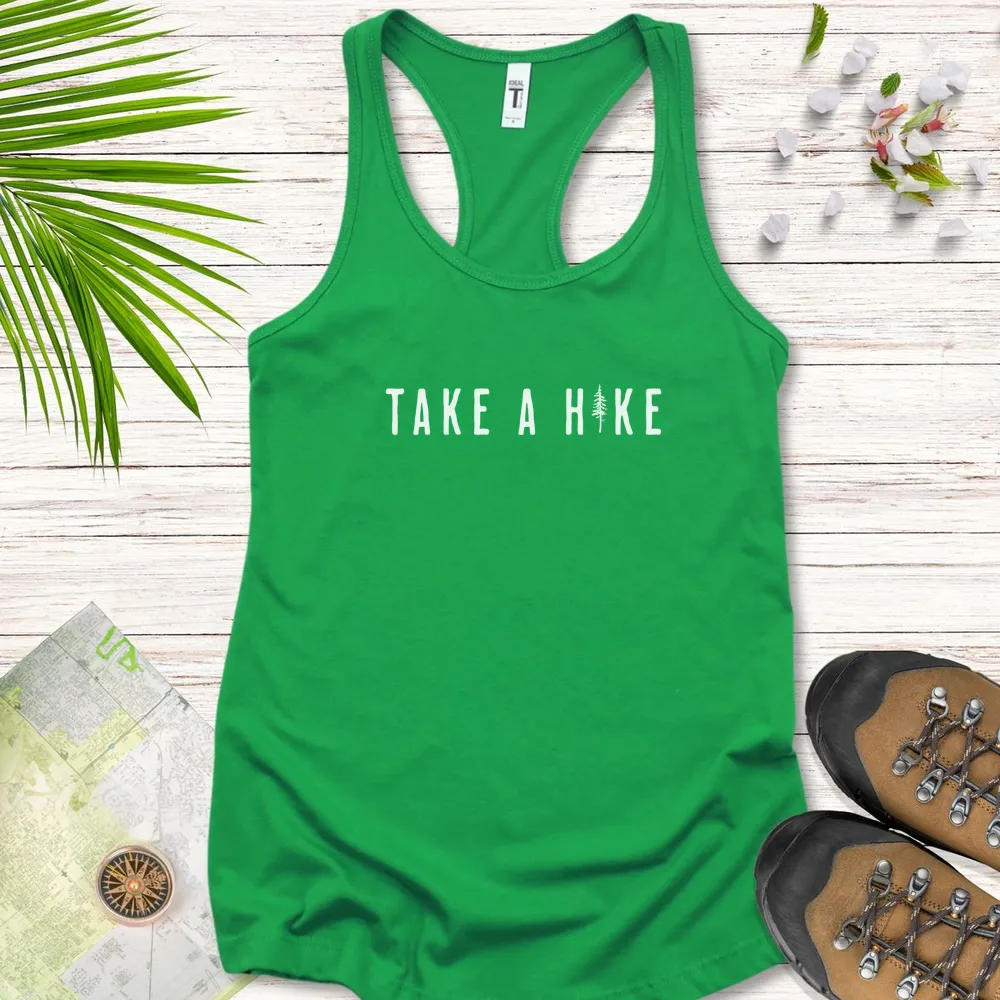 Take A Hike Pine Tree Women's Tank Top