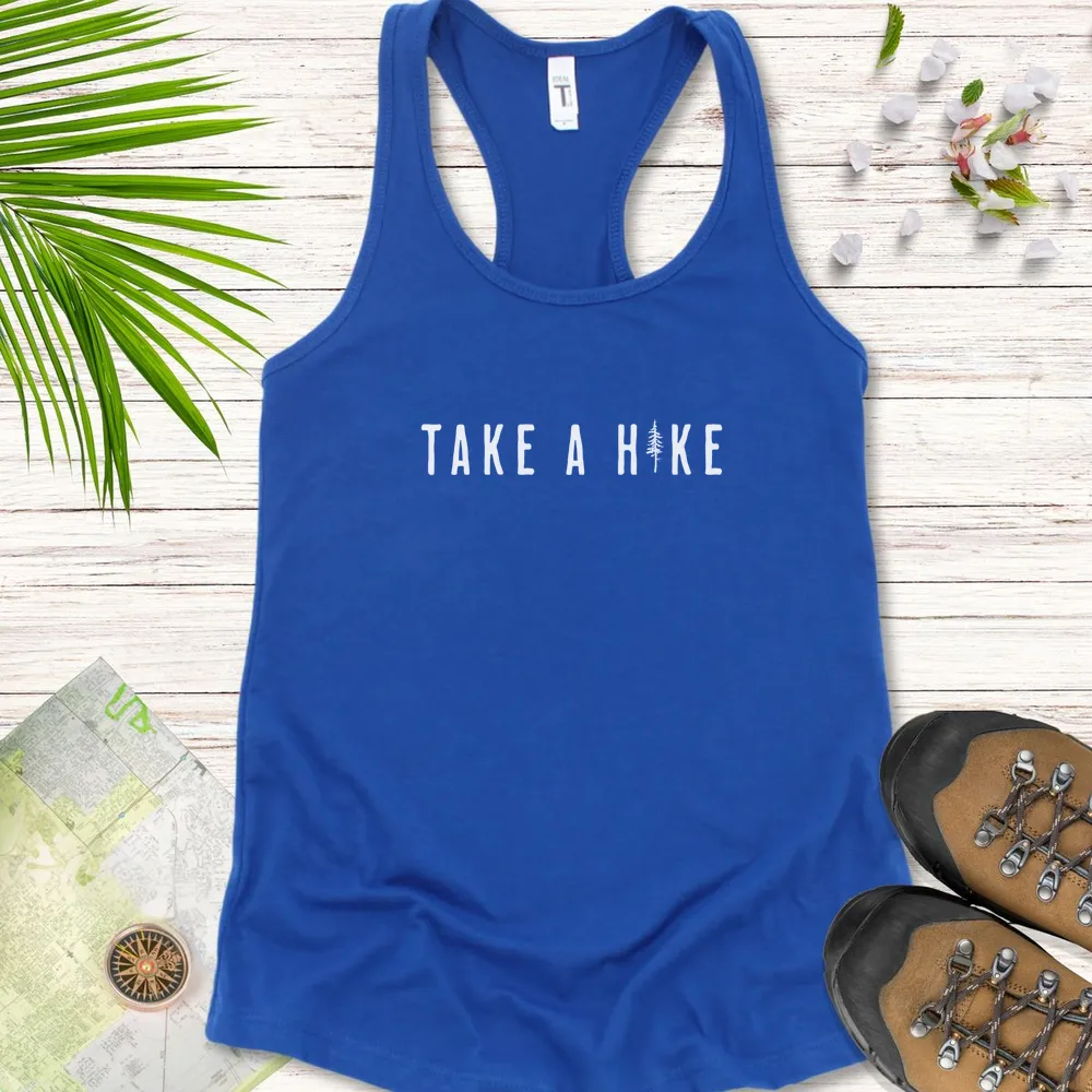 Take A Hike Pine Tree Women's Tank Top