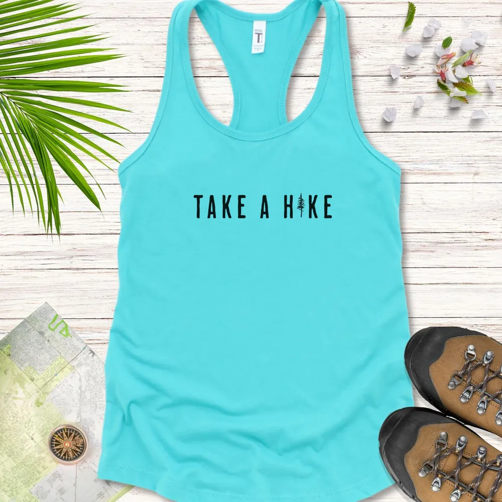 Take A Hike Pine Tree Women's Tank Top