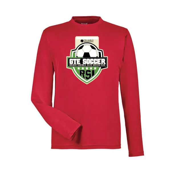 Team 365 Zone Performance Long Sleeve Shirts GTE Golden Triangle