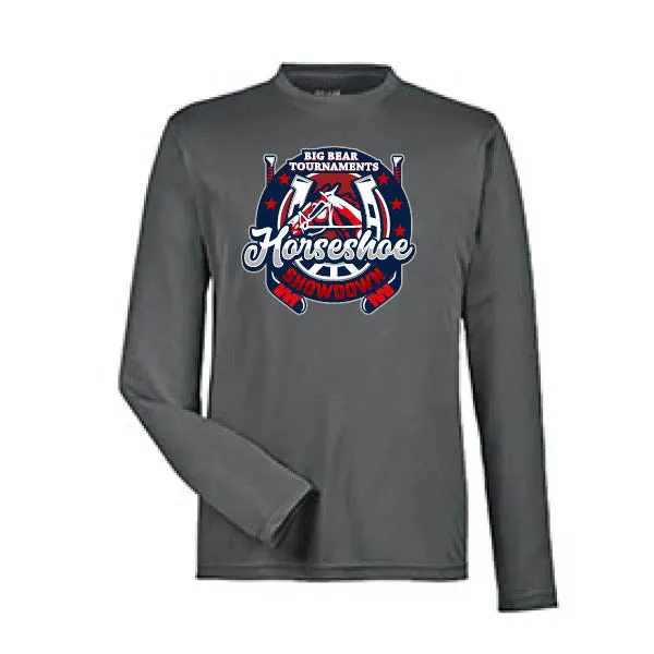 Team 365 Zone Performance Long Sleeve Shirts Horseshoe Showdown