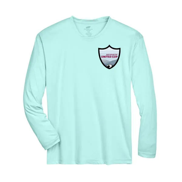 Team 365 Zone Performance Long Sleeve Shirts San Marcos United Cup