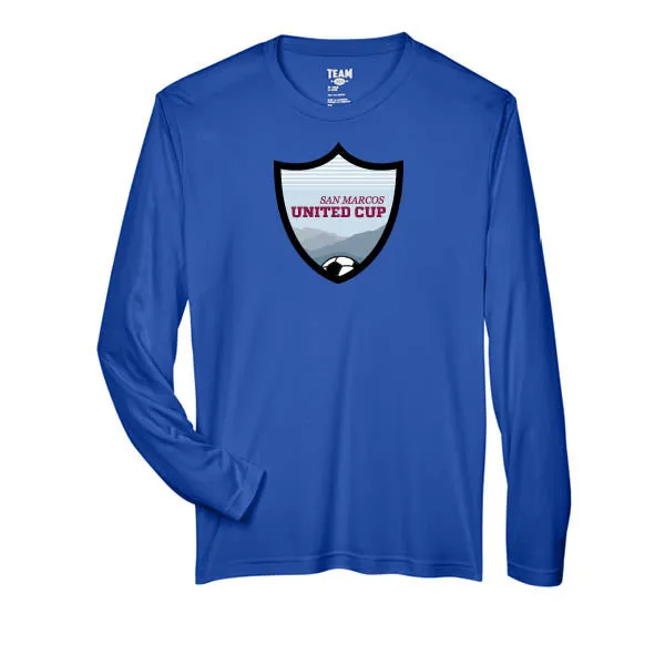 Team 365 Zone Performance Long Sleeve Shirts San Marcos United Cup