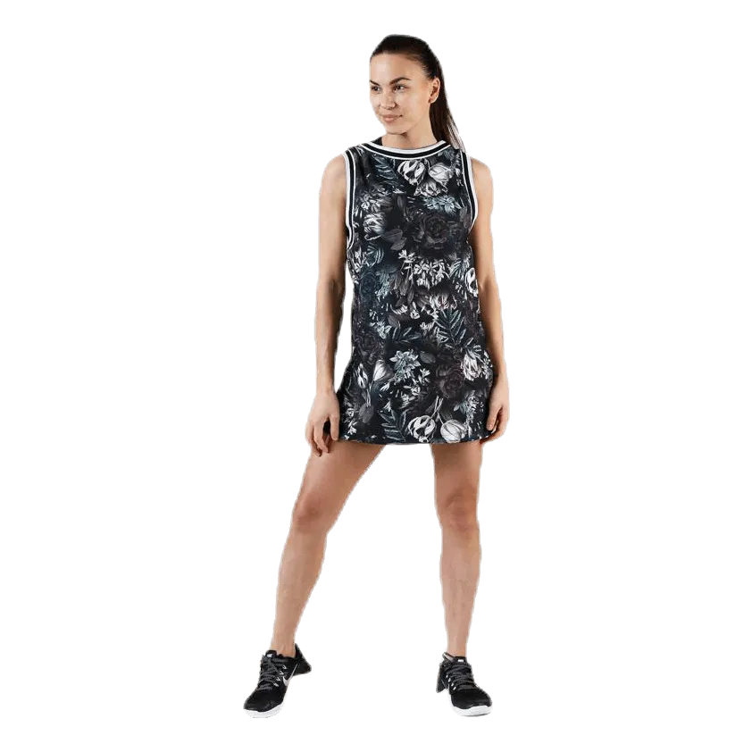 Team Dress Floral Purple/Black