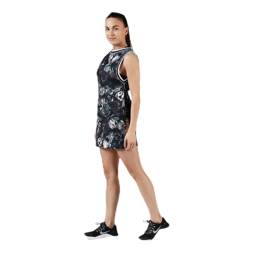 Team Dress Floral Purple/Black