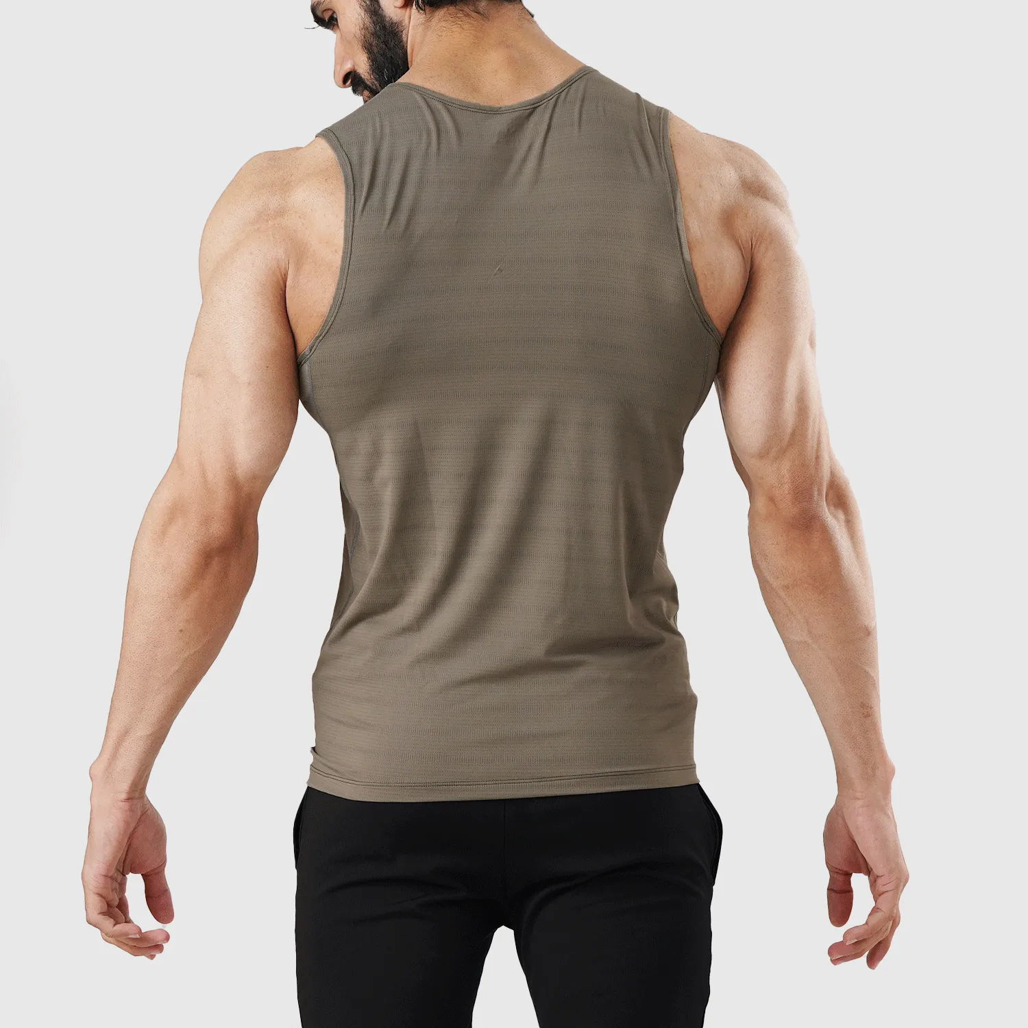 Tf-Premium Khaki Power Compression Tank
