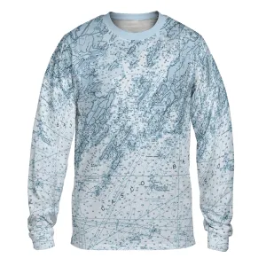 The Casco Bay Blues Long Sleeve Performance Tee