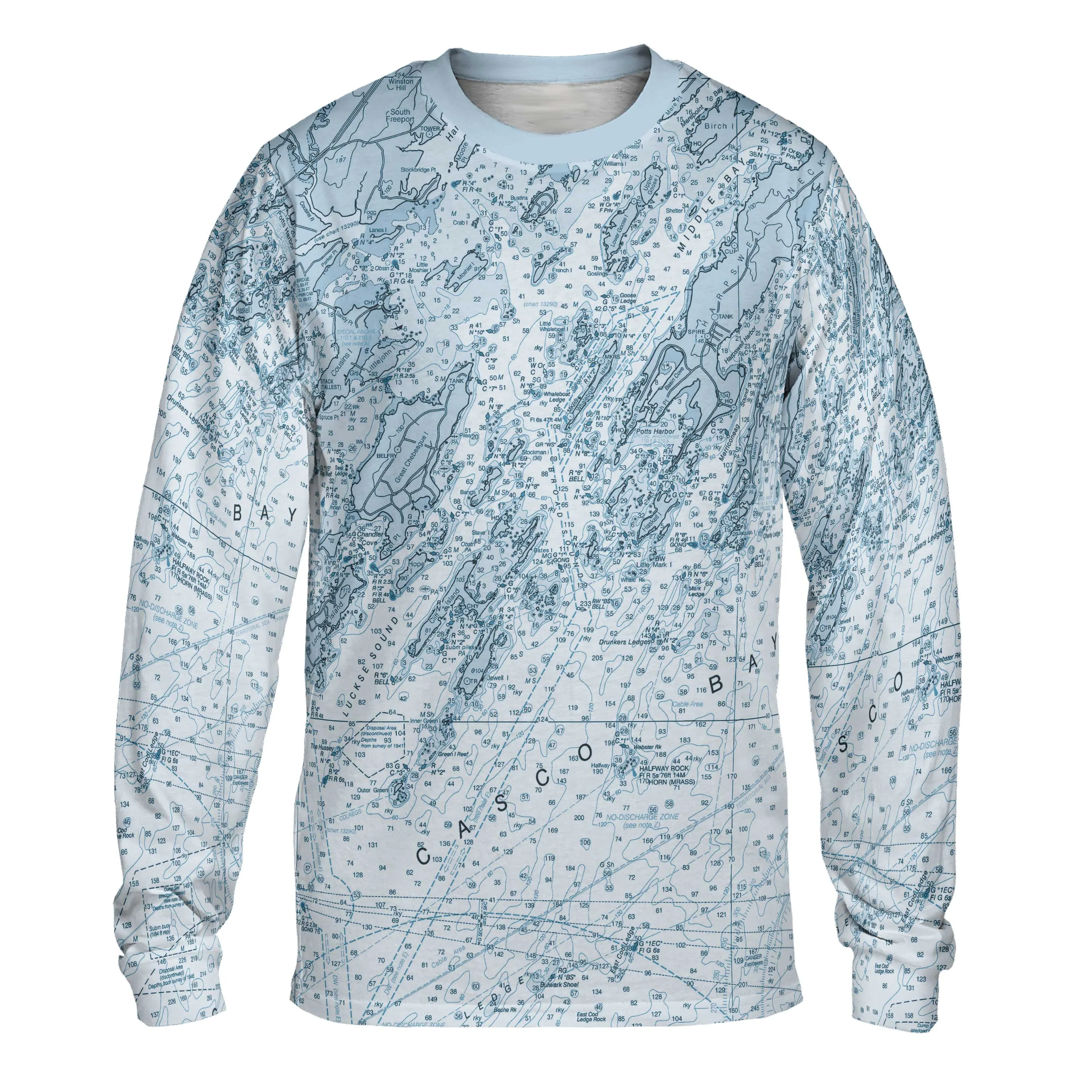 The Casco Bay Blues Long Sleeve Performance Tee