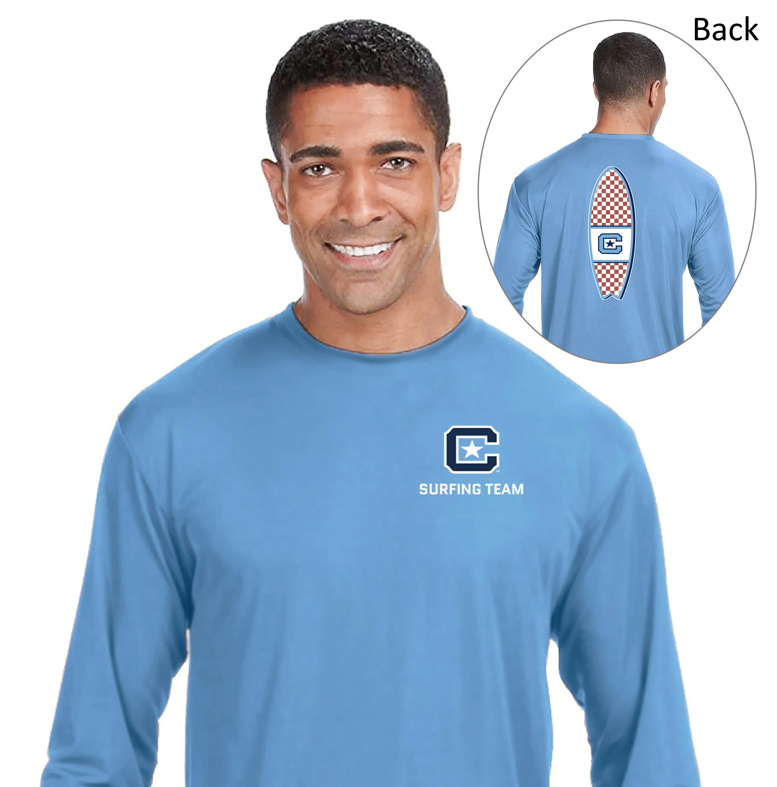 The Citadel, Club Sports - Surfing Team, Performance Long Sleeve Tee Shirt