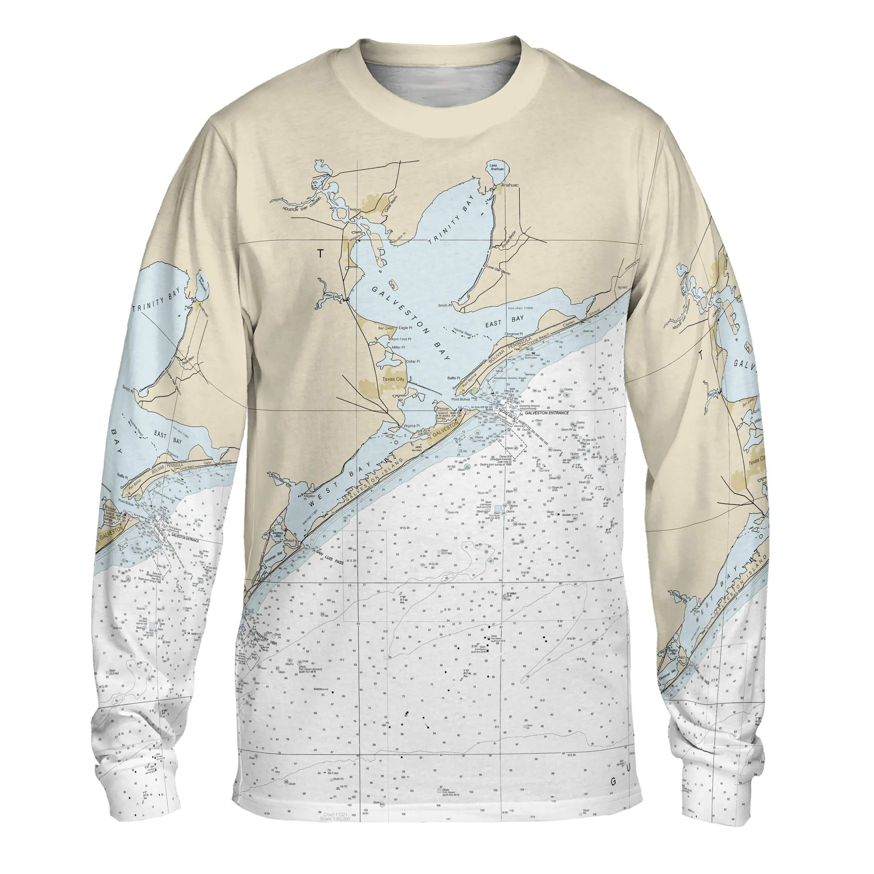 The Galveston Bay Long Sleeve Performance Tee