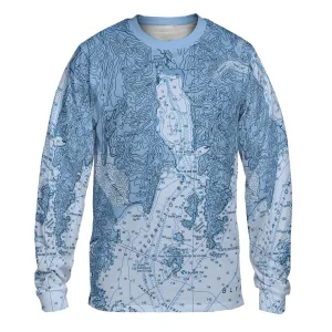 The Resurrection Bay Blues Long Sleeve Performance Tee