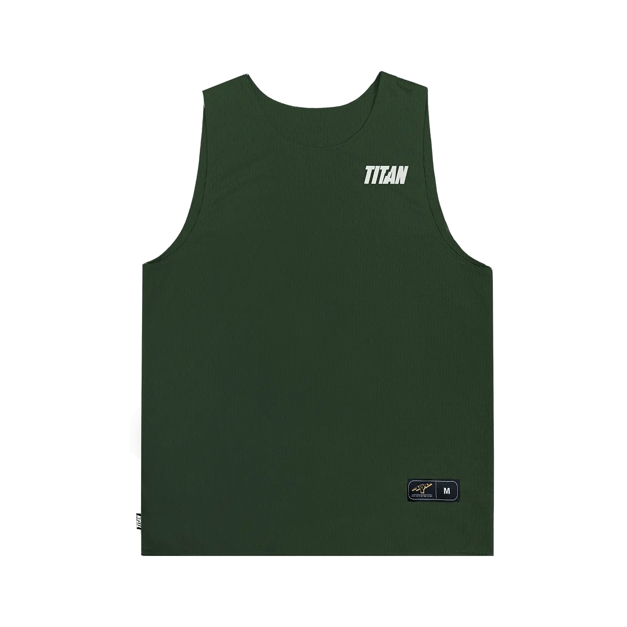 Titan Staples Strike Logo Performance Top - Hunter Green