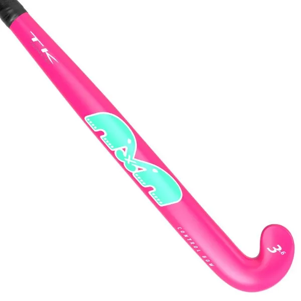 TK 3.6 Control Bow Hockey Stick Pink