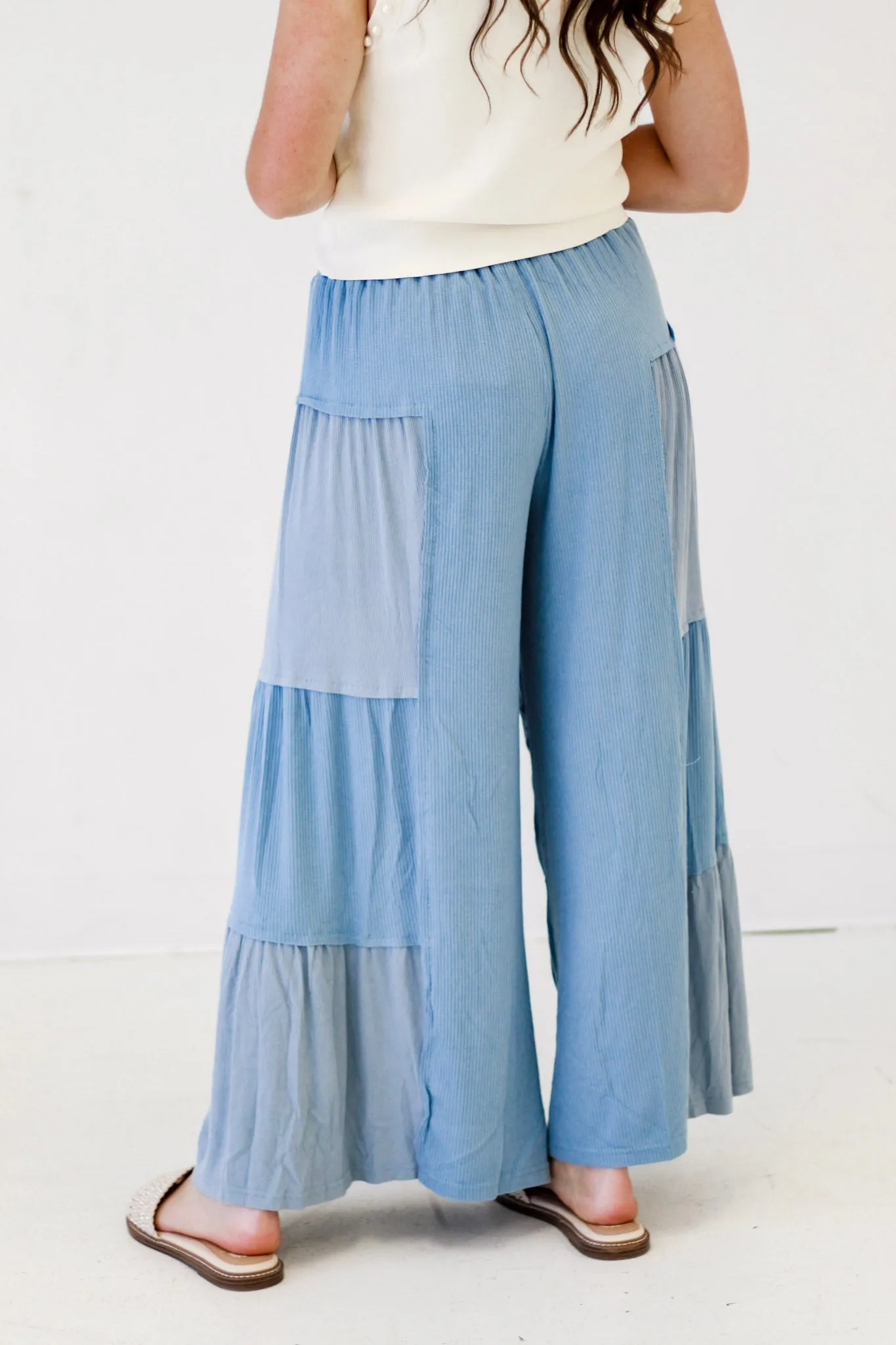 To Better Things Dusty Blue Pants