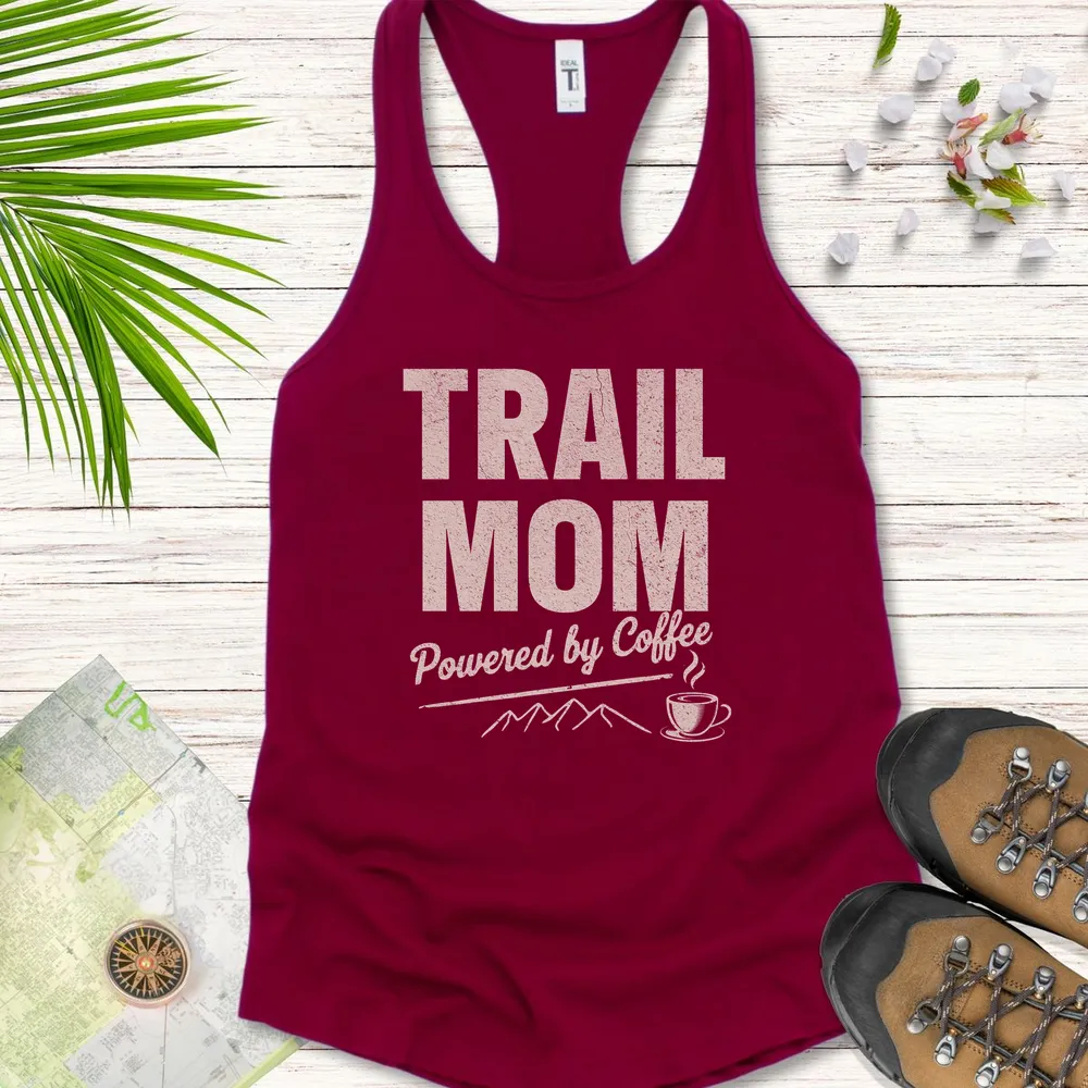 Trail Mom Powered By Coffee Women's Tank Top