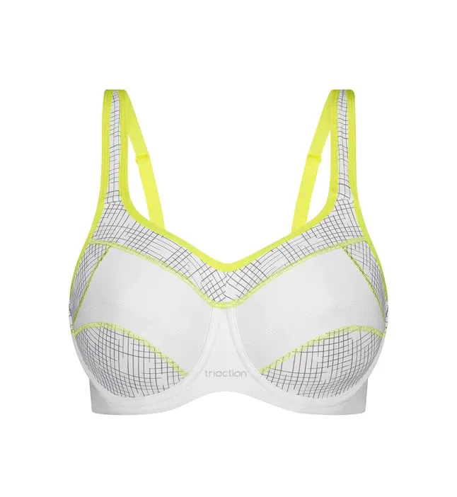 TRIACTION PERFORMANCE SPORTS BRA / White