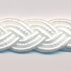 Trimming Braid #01 White