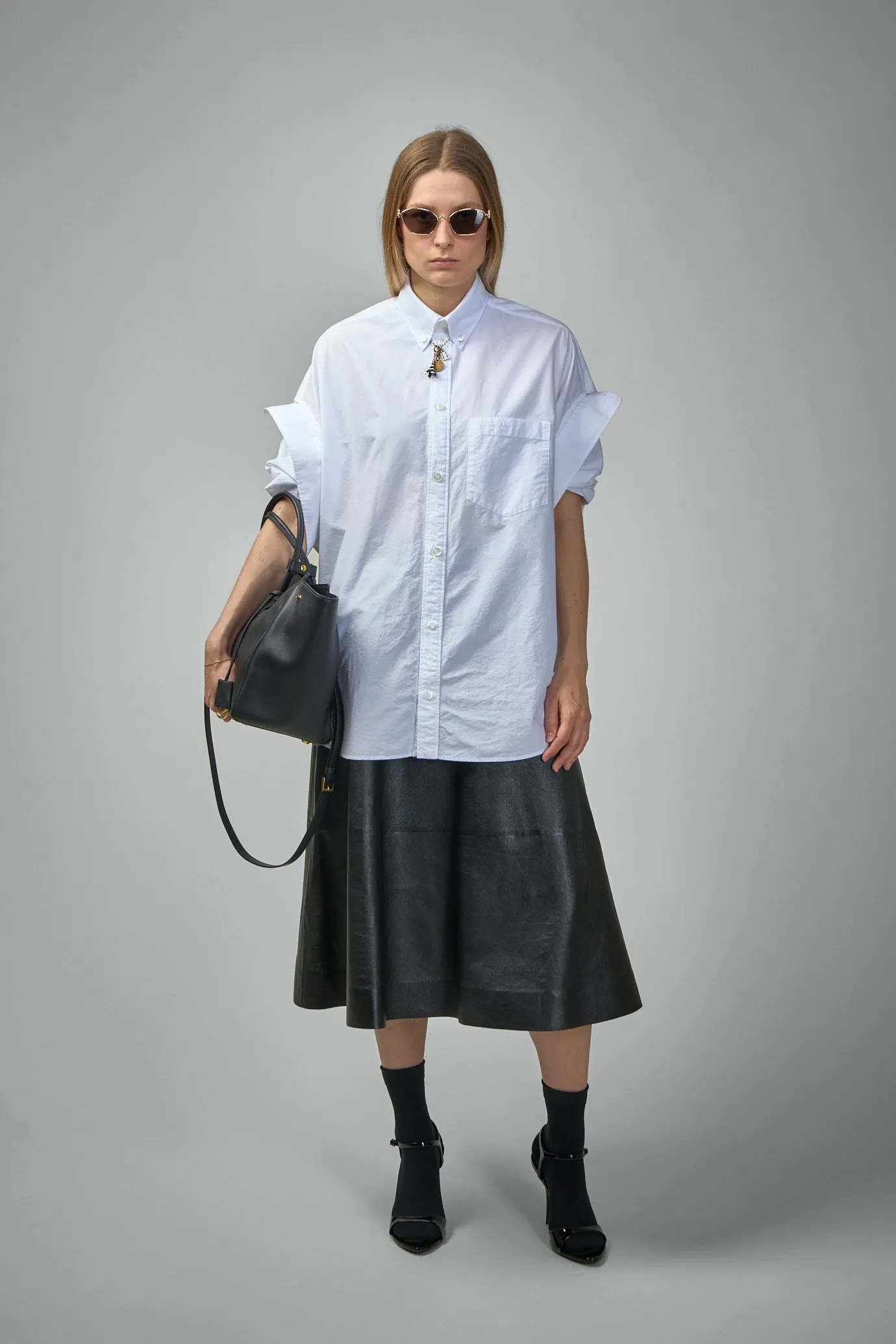 Tucked Sleeve Shirt