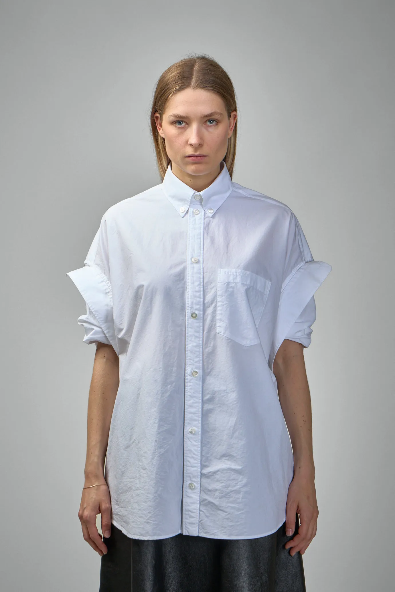 Tucked Sleeve Shirt