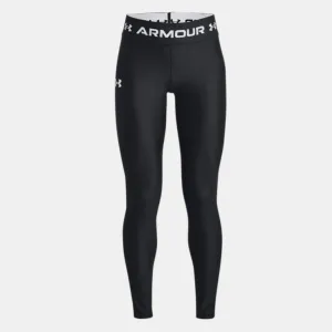 Under Armour Black/White HeatGear Armour Leggings