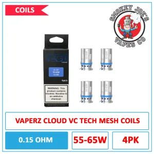 Vaperz Cloud - VC Tech Mesh - Replacement Coils - 4 Pack