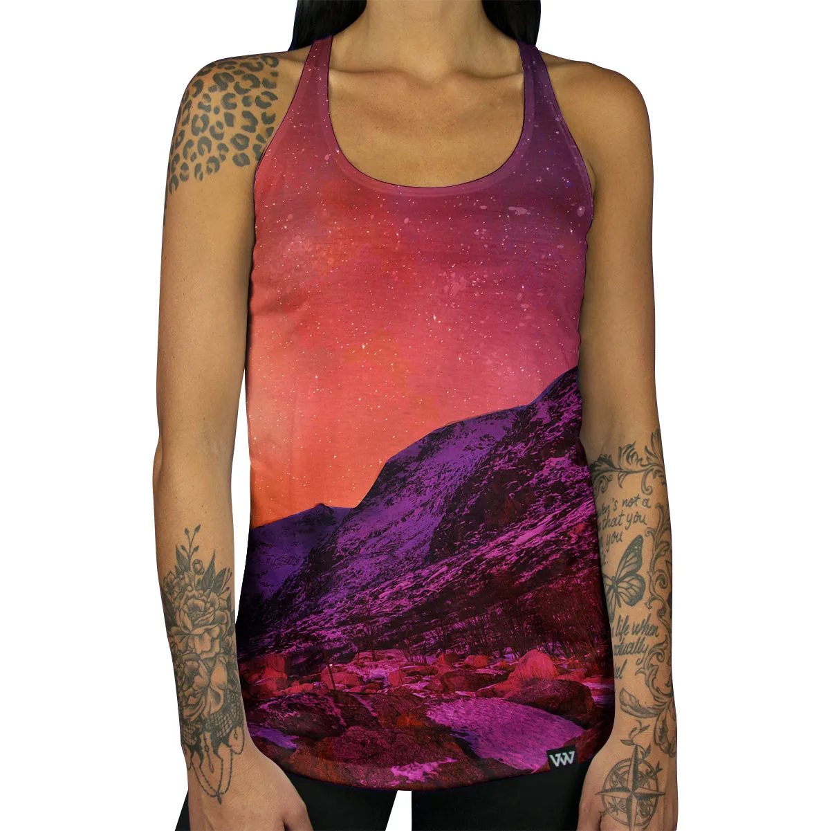 Velvet Snowcaps Racerback Tank